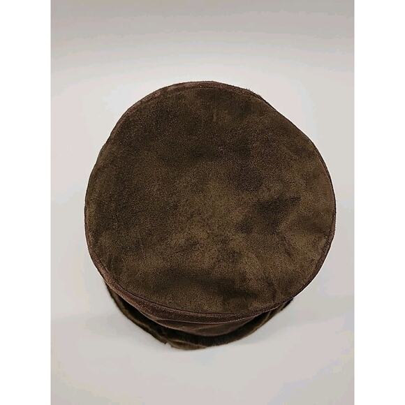 Vintage PETER BETTLEY LONDON Bucket Hat Womens Chocolate Brown Soft Faux Fur - Picture 6 of 12